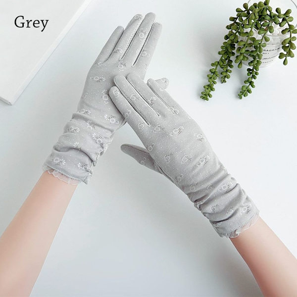 Sommarhandskar Vantar GRÅ grey