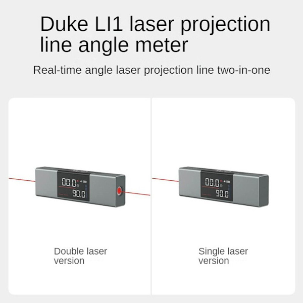 Lasernivåmätare Vinkellinjal DUBBEL LASER DUBBEL LASER Dual laser