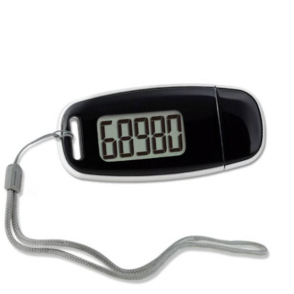 3D skritteller Walking Step Counter HVIT white