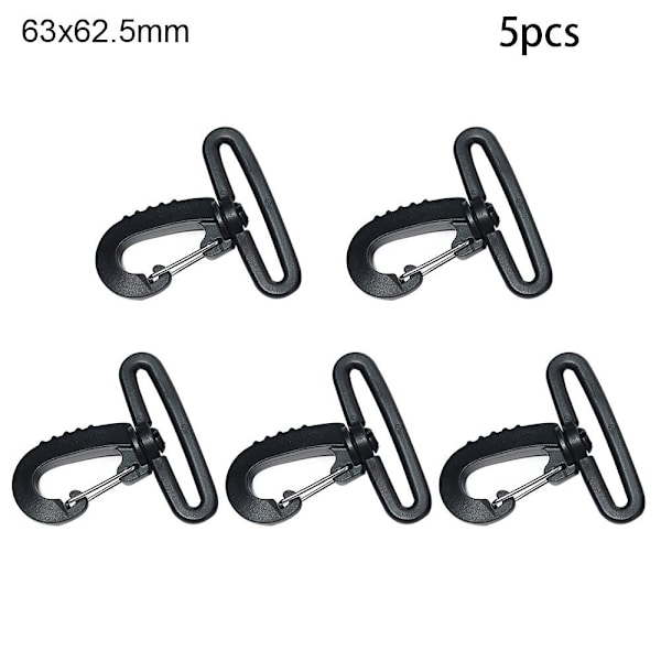 5st Hummerkarbinfjäder Quickdraws Clip 63X62,5MM 63x62.5mm