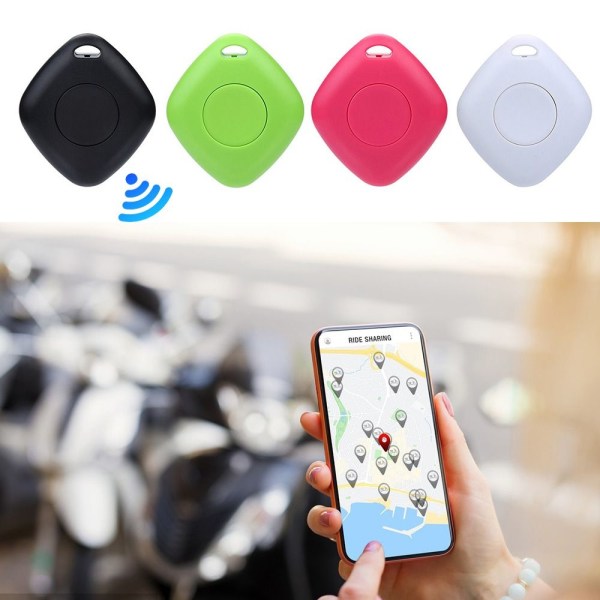 Mini Tracking Device Anti-Lost Alarm Tag PINK pink