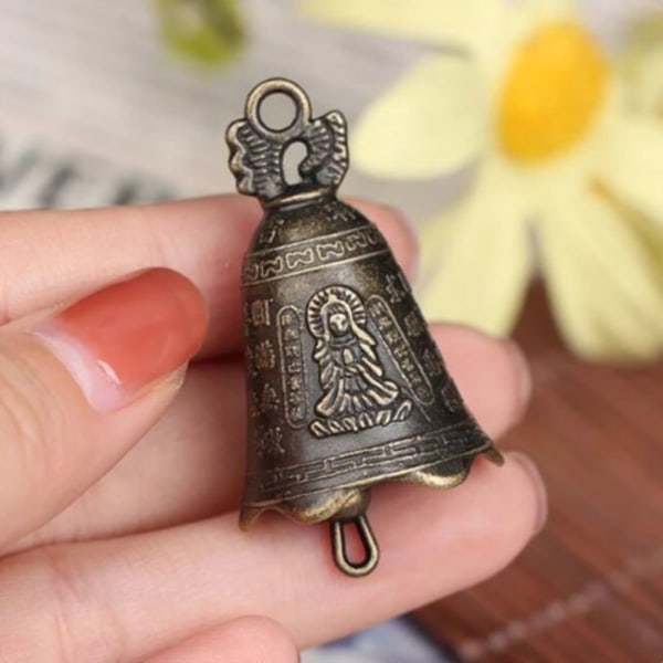10 kpl Antique Bell Kiinan mini messinkikupariveistos rukous