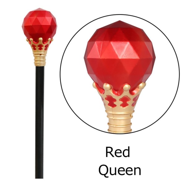 King Queen Scepter Prinsessa Prinssi Cane RED QUEEN QUEEN Red Queen-Queen