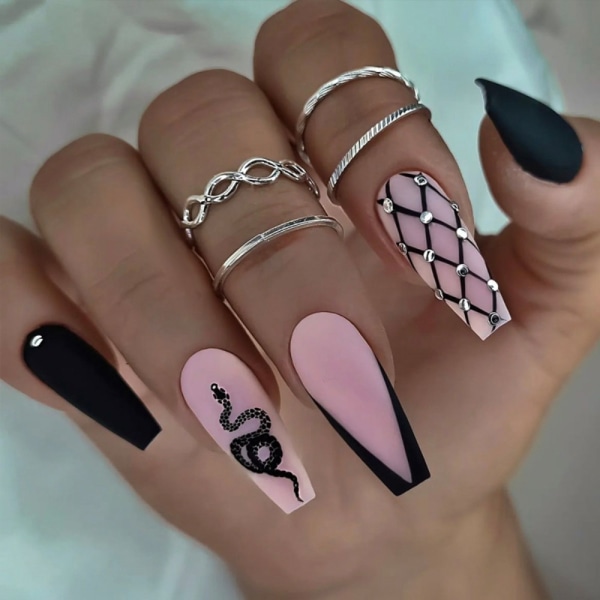 Ballerina False Nails Fake Nails BY1194 BY1194 BY1194