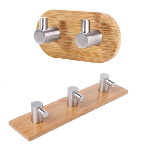 Bambuskroker Håndklekroker 2 KROKER 2 KROKER 2 Hooks
