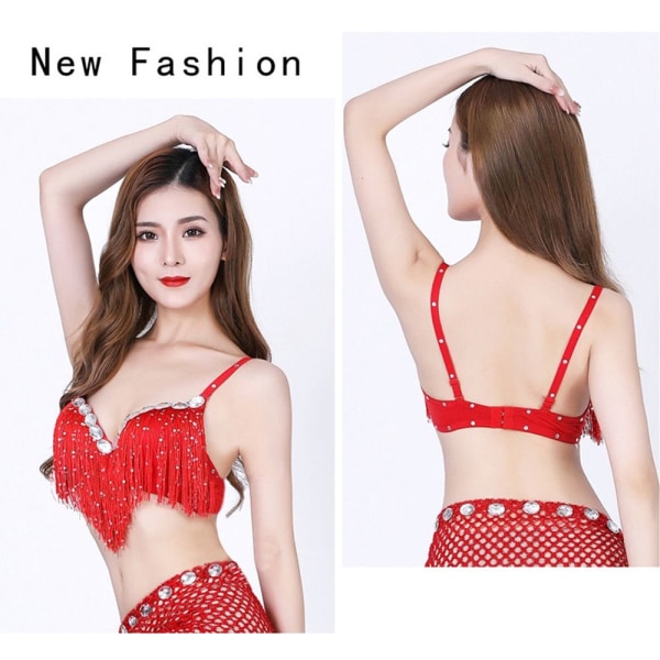 Belly Dance Bran Performance Top MUSTA Black