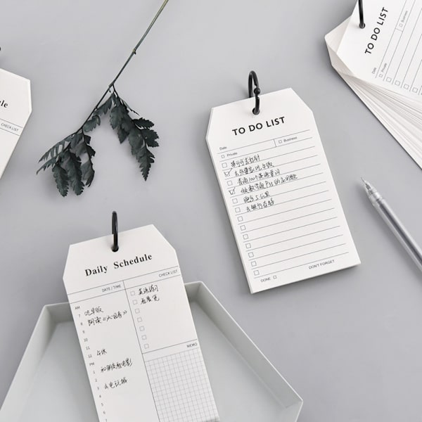 To Do List Notesblok Memo Note Daglig opgaveplanlægning