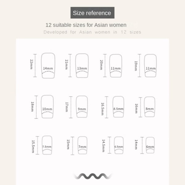 24st False Nails Long Square W300 W300 W300