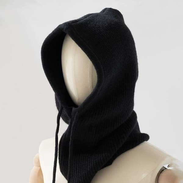 Balaclava Hette Pulloverhette SVART black