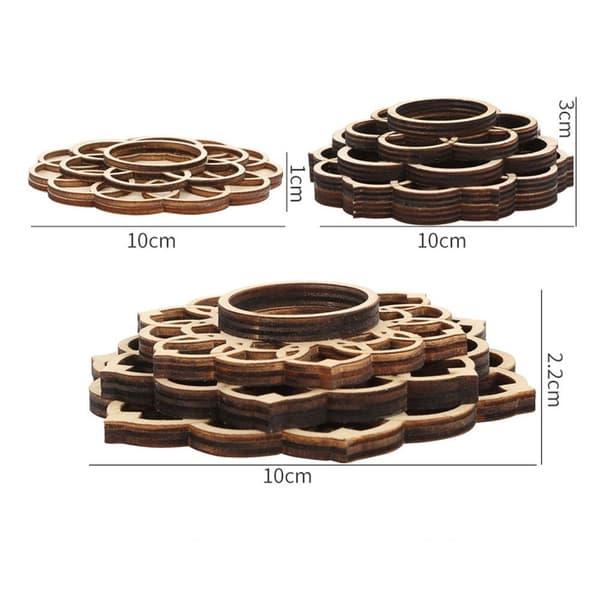 Krystalkuglebase glaskugleholder 2 2 2