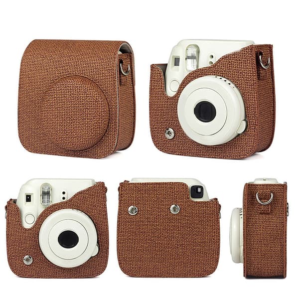 för Fujifilm Instax Mini 8/9/11 Case GRÅ grey