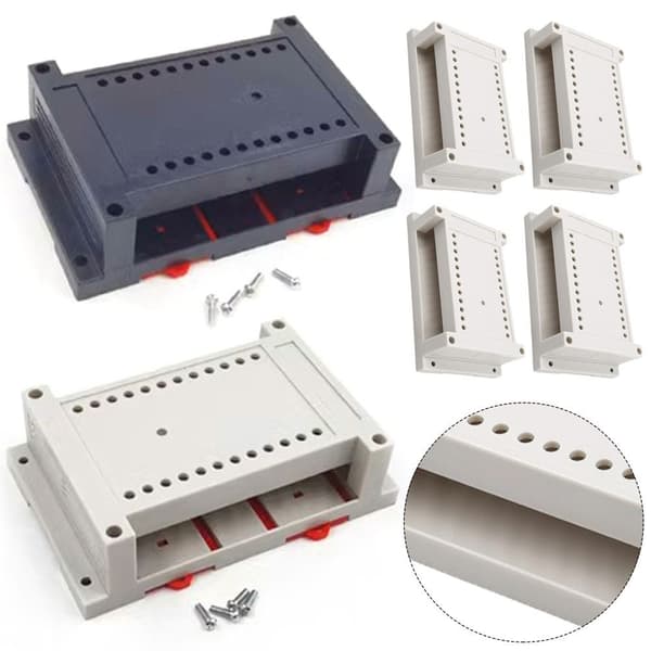 Elektronisk Project Box Vandtæt Cover Project SORT Black