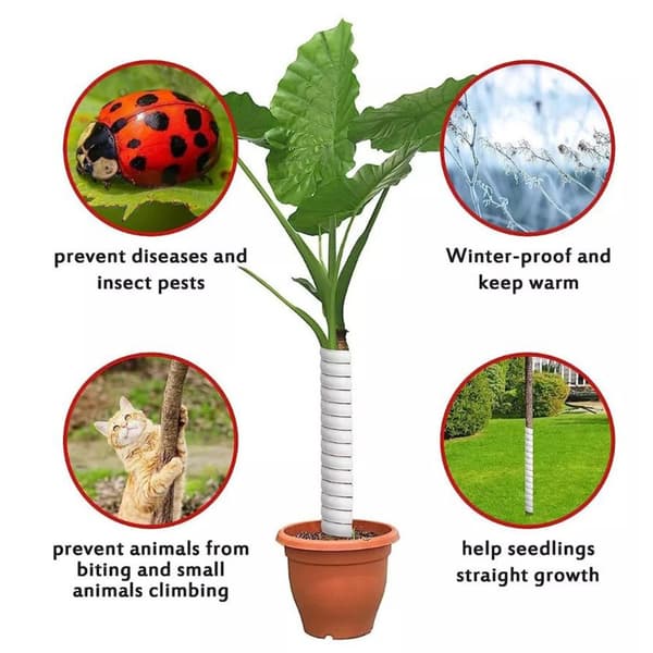 Tree Protectors Wraps Cover WHITE L white L