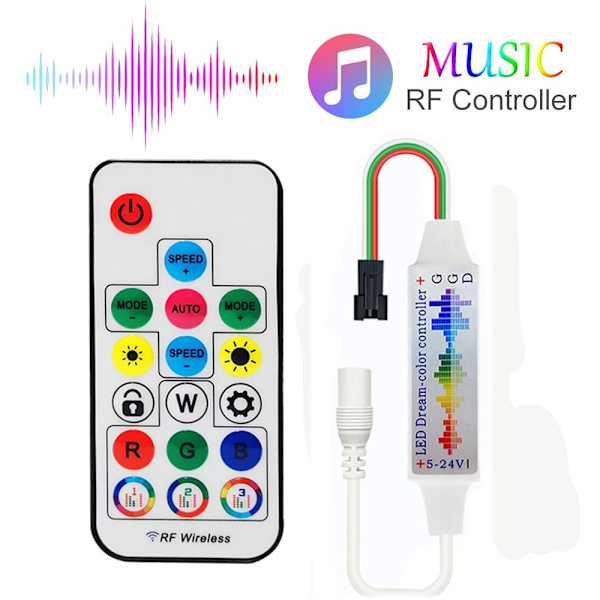 Music Led Controller RGB Led Strip Light DC DC DC