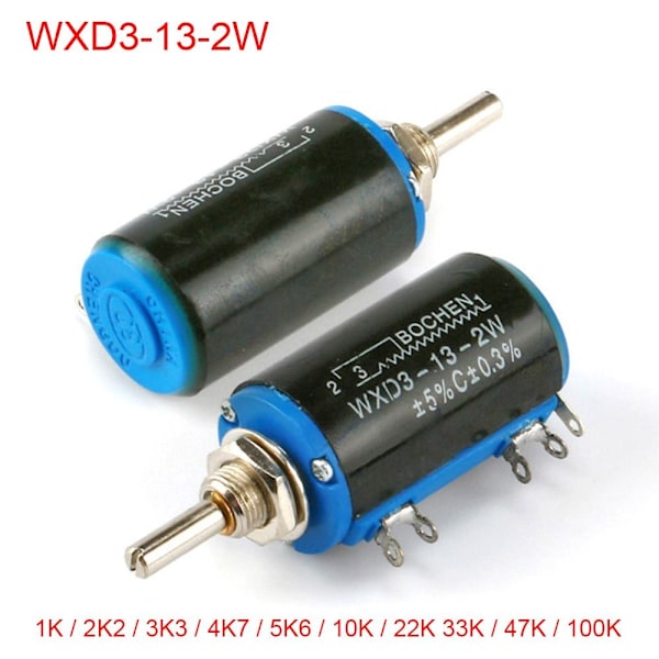 2kpl Multiturn Potentiometri WXD3-13-2W 2KPL 1K 2KPL 1K 2pcs 1K