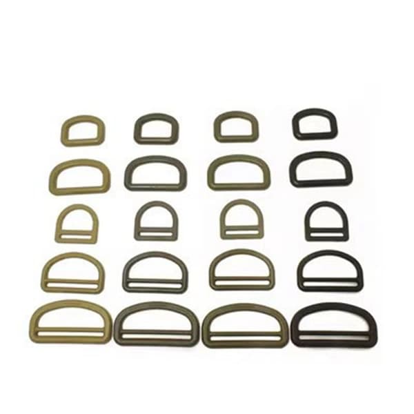 4 stk Bæltekroge Webbing Spænder SORT 5CMSTYLE 2 STIL 2 Black 5cmStyle 2-Style 2