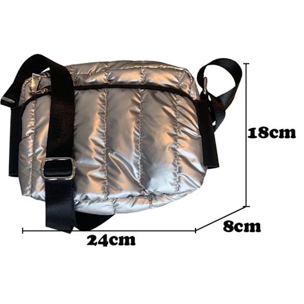 Axelväskor Crossbody dunväska SVART black