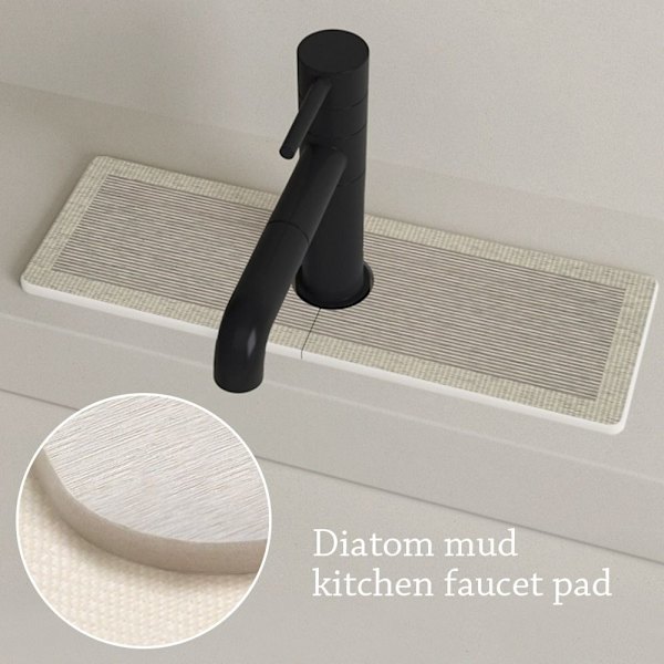 Kran Absorberande matta Diskbänk stänkskydd C C C