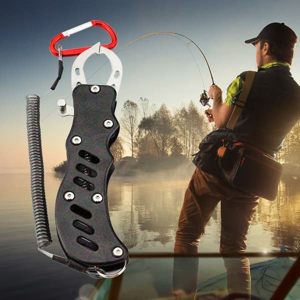 2st/ set Fish Lip Gripper Fish Controller Clamp SVART AA Black A-A