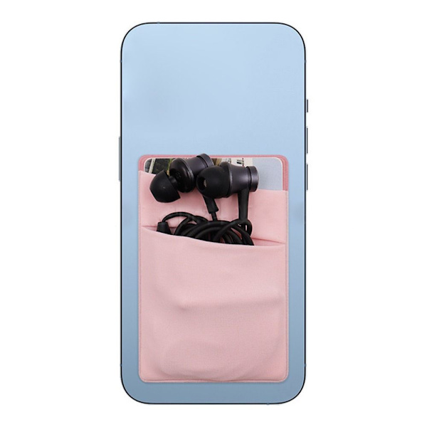 Business Credit Pocket Phone Back Card Holder SORT Black