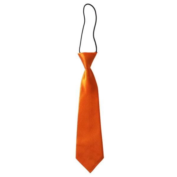 Elastisk halsslips Ingen liten slips ORANSJE orange