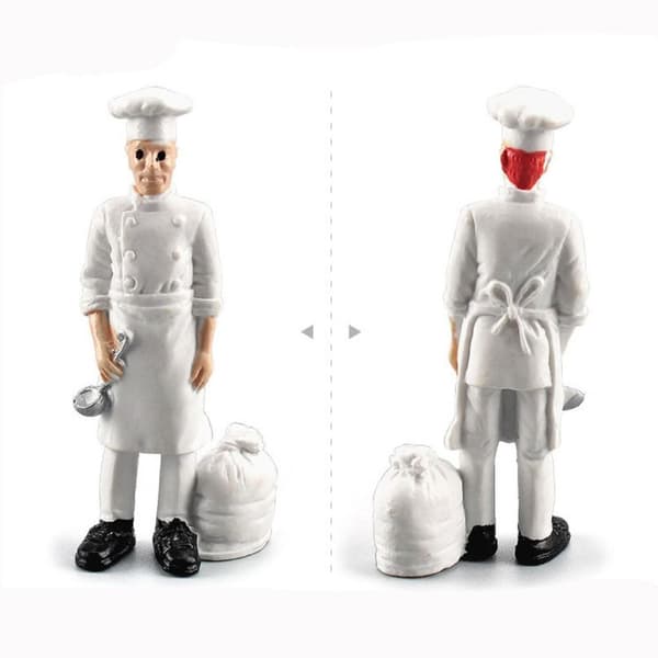Simulation Personage Model Kunstig Postmand Pilot Figur