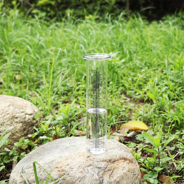 2 stk Regnmåler Regnmålingsværktøjer Glasrør 21cm/ 8inch