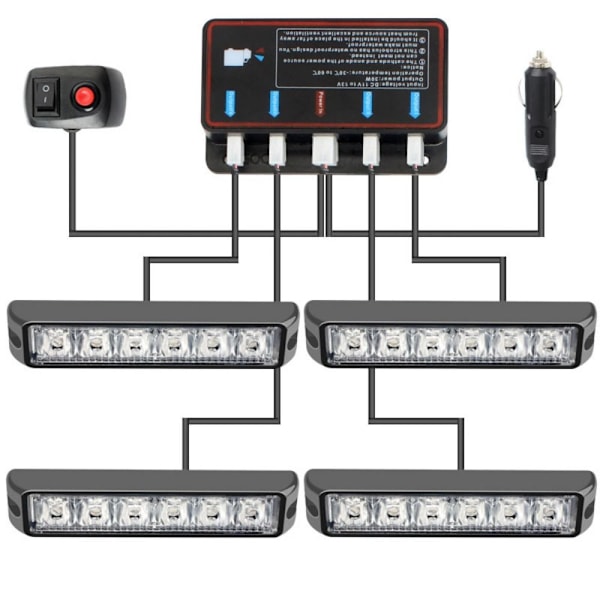 Bil Blinkende Lys Recovery Strobe Blinkende Beacon Light