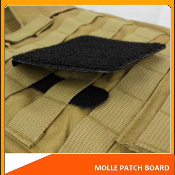 Tactical Patch Vest Rygsæk Patch SORT Black
