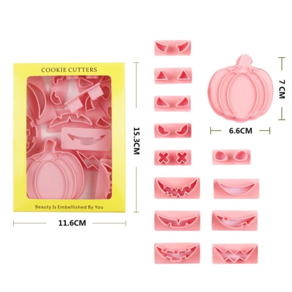 Halloween Cookie Cutters Cookie Form Pressable Biscuit Stamp