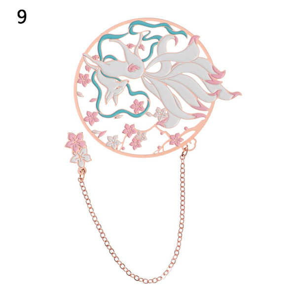 Mässing Bokmärke Bokklipp Pagination Mark 9