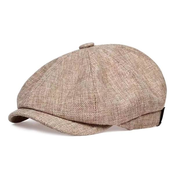 Retro Beret Hat Newsboy Hat GRÅ grey