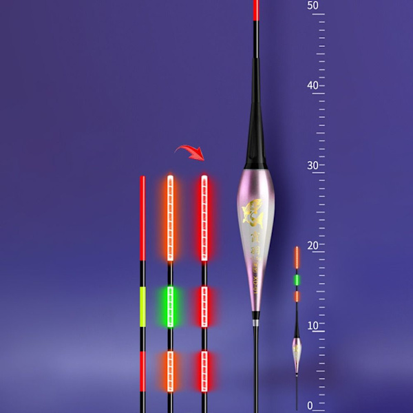 2kpl elektroninen kalastuskelluke Light Float XD01 XD01 XD01