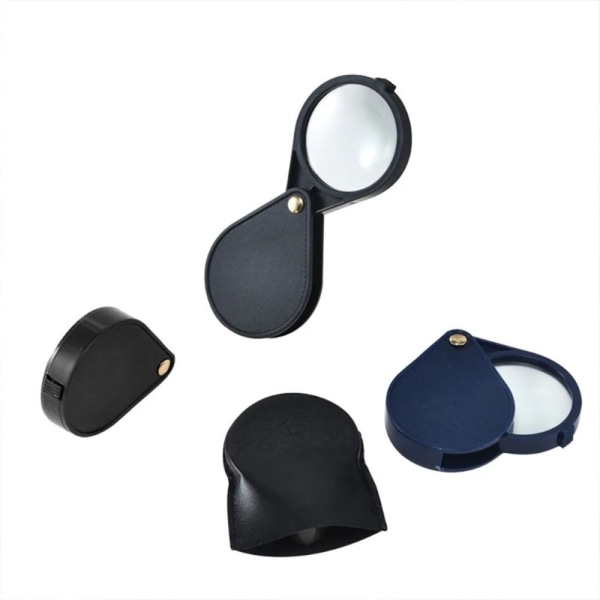 Foldelup Smykker Lupp SORT Black