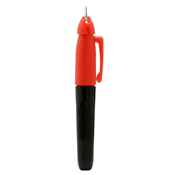 10 STK Golf Marker Pen Golfbold Liner 10 STK SORT 10 STK SORT 10pcs Black