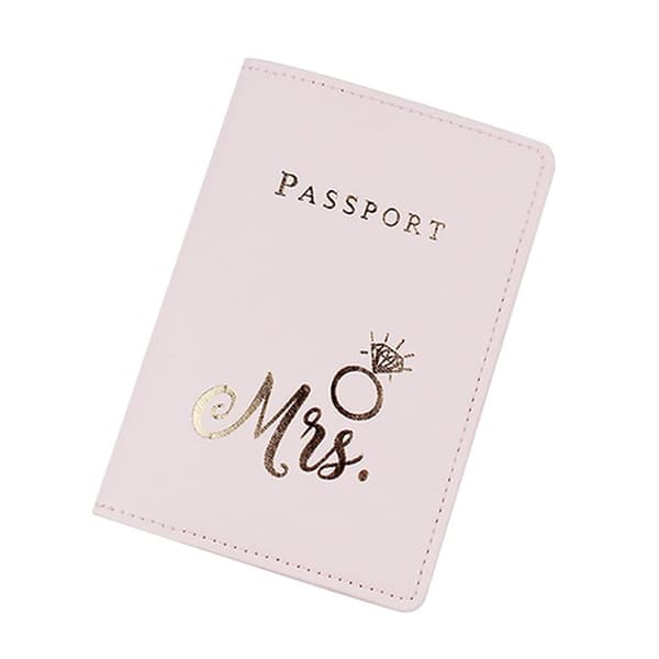 Passdeksel Kredittkort Passholder LYSROSA Light Pink