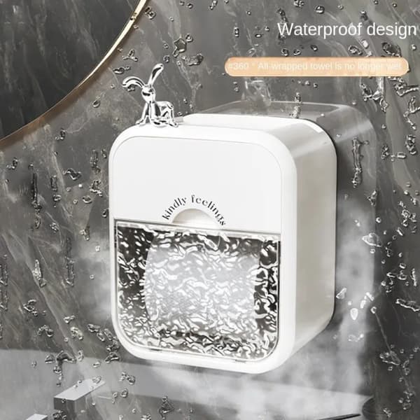Toiletpapirholder Tissue Box HVID B B White B-B