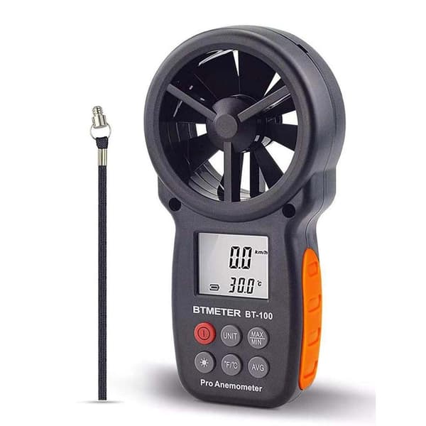 Digital Anemometer Vindhastighetsmätare Luftflödesmätare