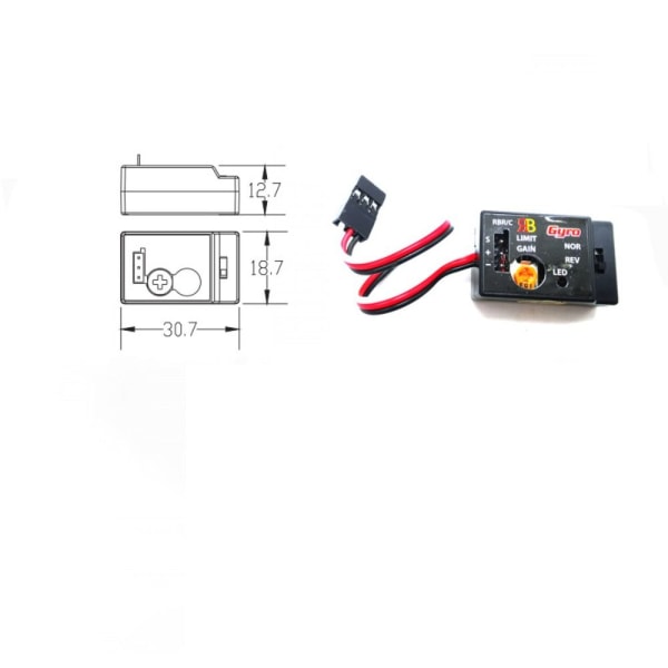 Gyro Board RBR/C R484 För D12 RC bil 1pcs