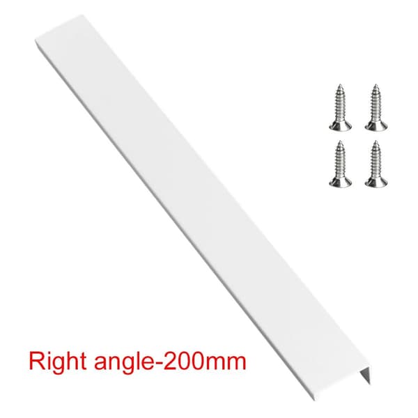 Dolda handtag Skåp drar RIGHT ANGLE-200MM RIGHT ANGLE-200MM Right angle-200mm