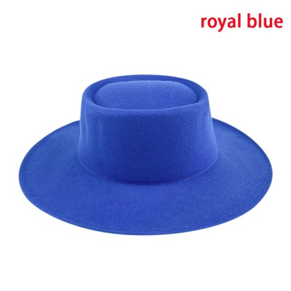 Kyrkansmössor Fedorahattar KUNGSBLÅ royal blue