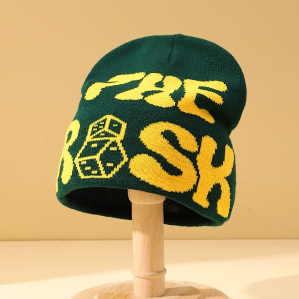 Knitting Cap Hat Pipo Bonnet VIHREÄ green