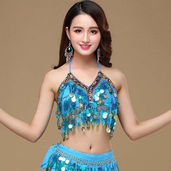 Belly Dance BH Performance Topp SVART Black