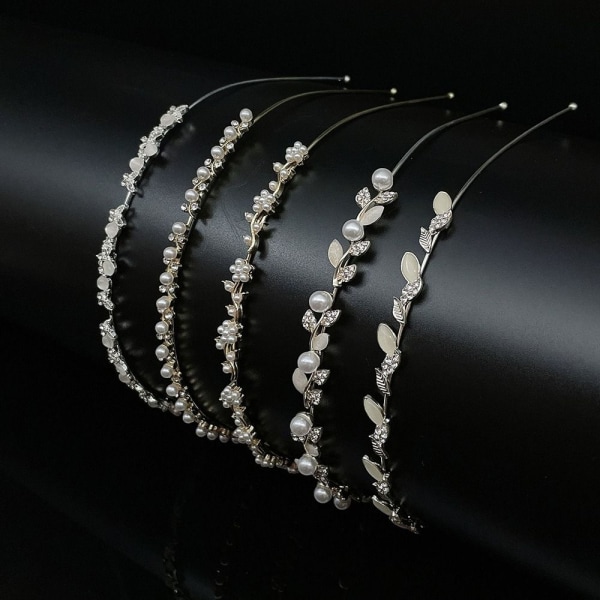 Rhinestone Hair Hoop morsiamen hiustarvikkeet 7 7