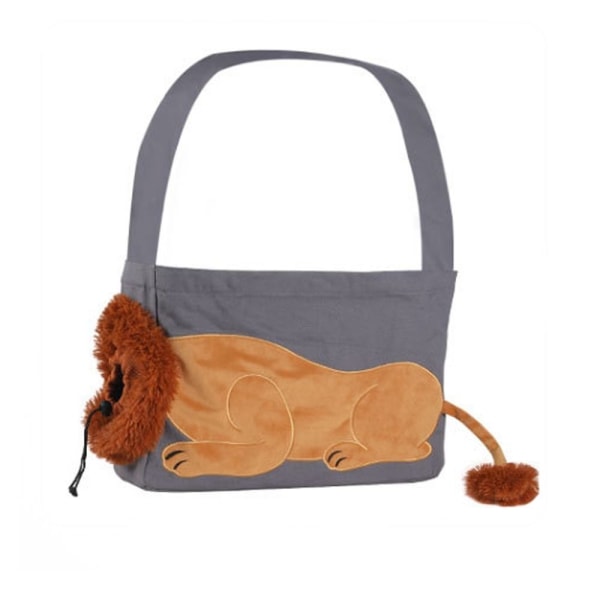 Cat Carry Bag Pet Rullesäck GRÅ L grey L