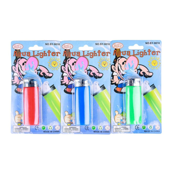 4ST Water Jet Lighter Prank Toys Prank Props 4PCS Random Colors