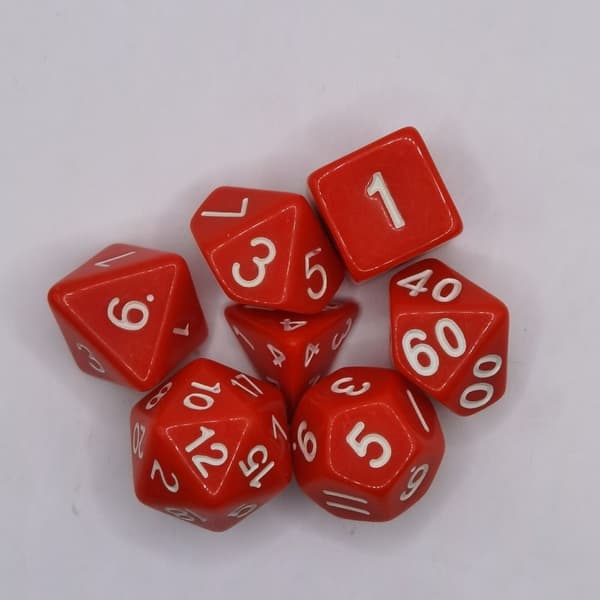 7 stk/sæt DND-terninger polyhedriske terninger STYLE 8 STYLE 8 Style 8