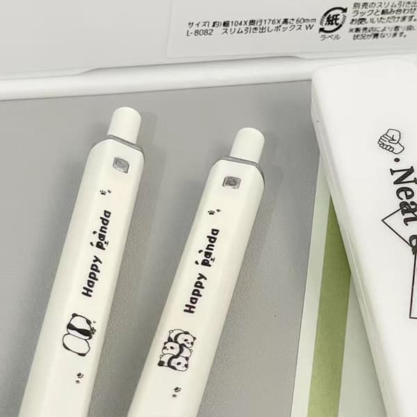 4kpl Panda Neutral Pen Square Pen Square -kynätelineet
