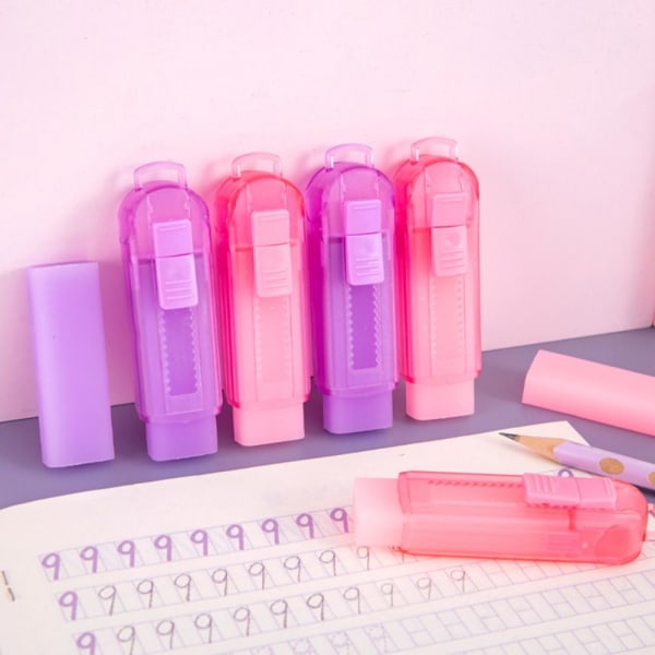 Gummi Erasers Färg Erasers ROSA Pink