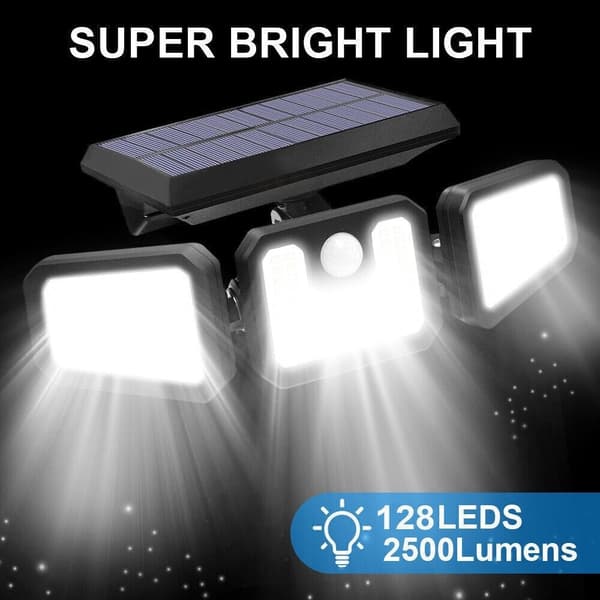 Solar Light LED 3-hodet